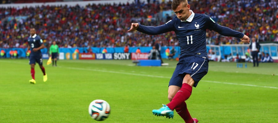 Griezmann, con la selección de Francia Griezmann, con la selección de Francia