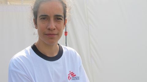 Olimpia de la Rosa, en otra respuesta a un brote de &Eacute;bola en Uganda en 2012