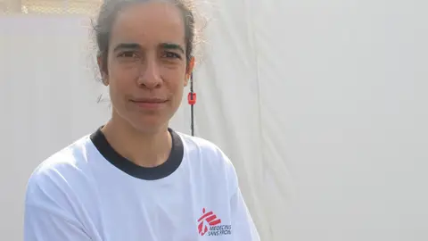 Olimpia de la Rosa, en otra respuesta a un brote de Ébola en Uganda en 2012 Olimpia de la Rosa, en otra respuesta a un brote de Ébola en Uganda en 2012