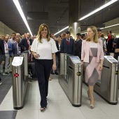 Acto de inauguración del metro de Málaga