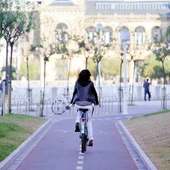 Uso de la bici en San Sebastián. Uso de la bici en San Sebastián.