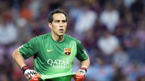 Claudio Bravo, portero del Barcelona