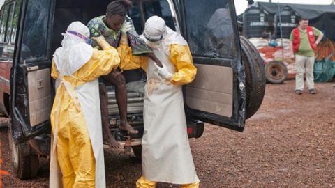 Centro de tratamiento de &Eacute;bola de MSF en