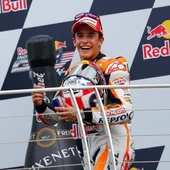 Marc Márquez celebra el triunfo en el GP de Indianapolis Marc Márquez celebra el triunfo en el GP de Indianapolis