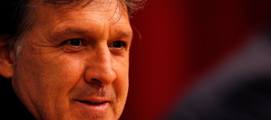 El 'Tata' Martino, en rueda de prensa El 'Tata' Martino, en rueda de prensa