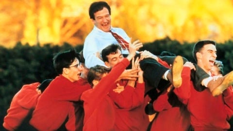 Robin Williams en El Club de los poetas muertos