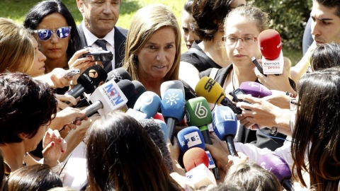 Ana Mato declara en el funeral de Miguel Pajares
