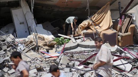 Destrucci&oacute;n en Gaza