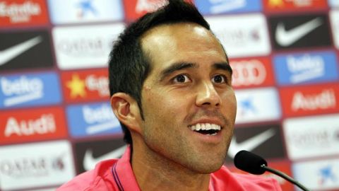 Claudio Bravo, en rueda de prensa