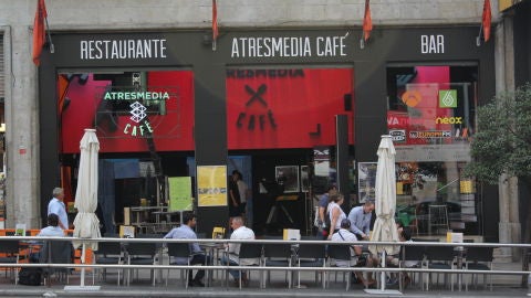 Terraza de Atresmedia Caf&eacute;
