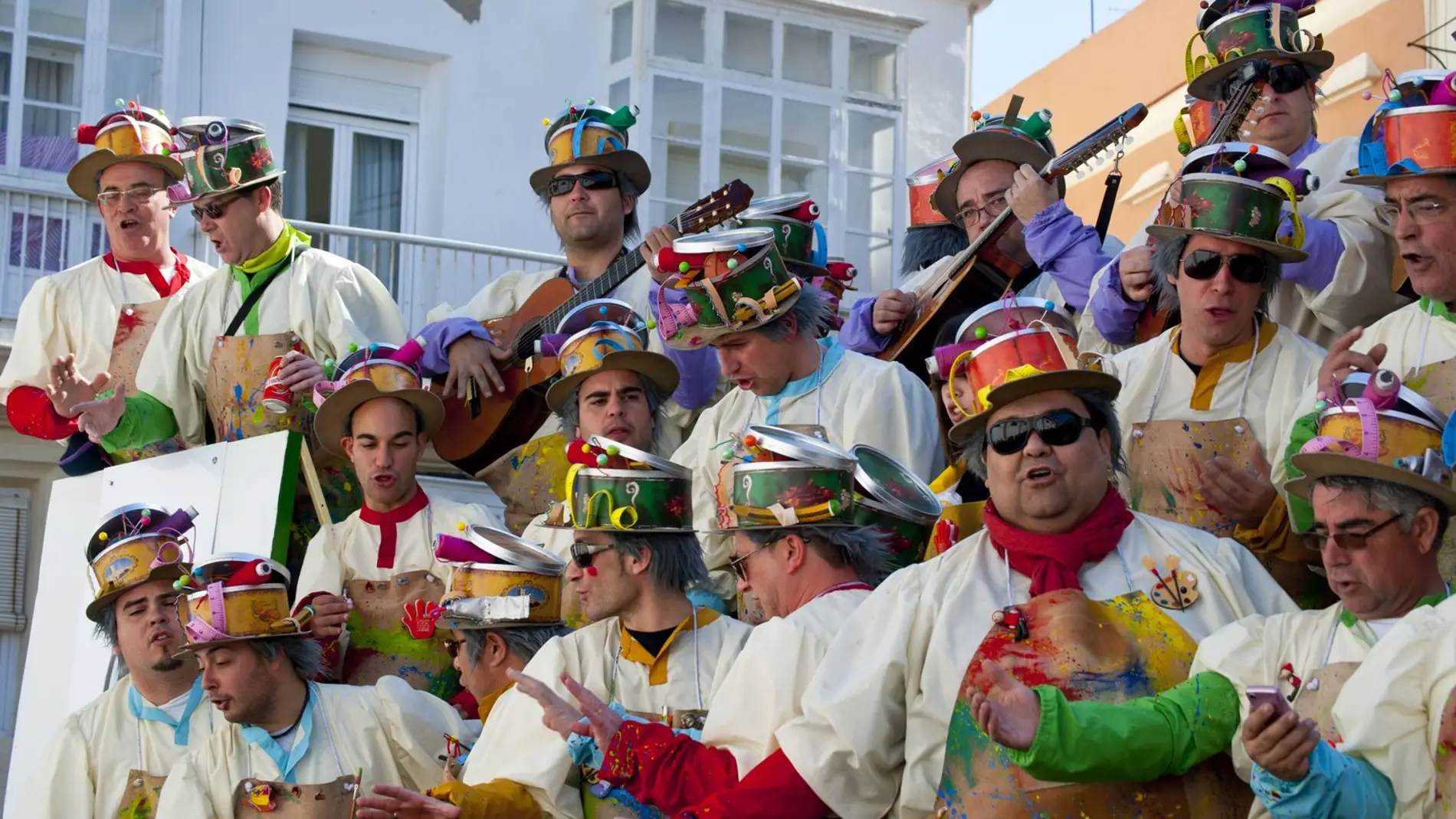 Una charanga del Carnaval de Cádiz