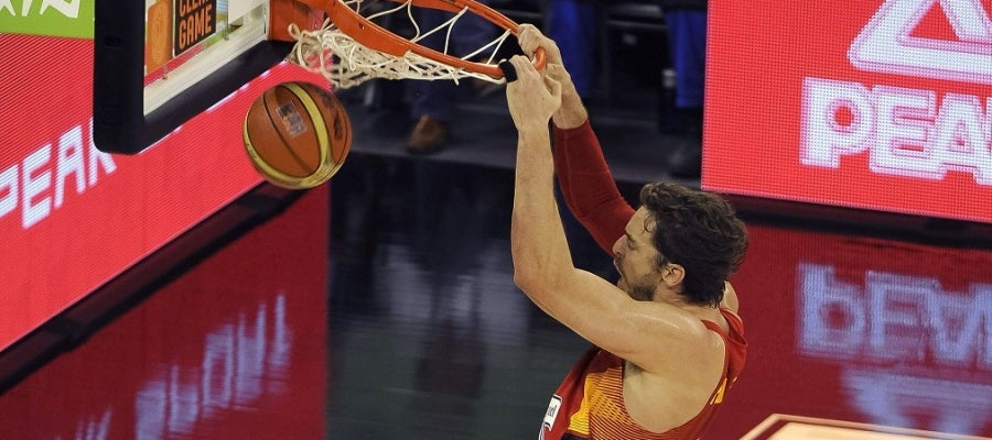 Pau Gasol, líder una vez más de la selección española Pau Gasol, líder una vez más de la selección española