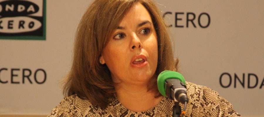 Soraya Sáenz de Santamaría en Onda Cero Soraya Sáenz de Santamaría en Onda Cero