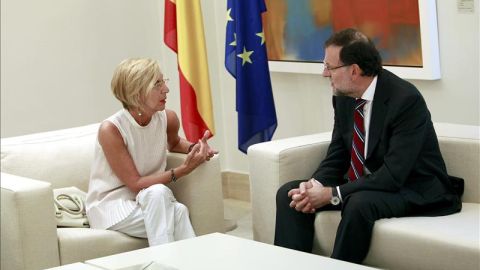 Rosa D&iacute;ez y Mariano Rajoy