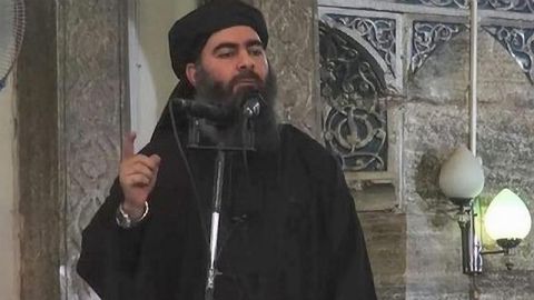 Abu Bakr al Baghdadi, l&iacute;der de Estado Isl&aacute;mico