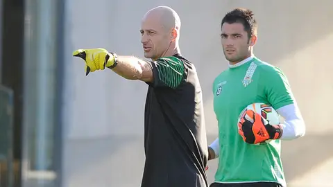Adán, junto a Kike Burgos Adán, junto a Kike Burgos