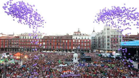 Inicio de las fiestas de la Virgen de San Lorenzo en Valladolid Inicio de las fiestas de la Virgen de San Lorenzo en Valladolid