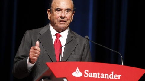 El presidente del Grupo Santander, Emilio Bot&iacute;n