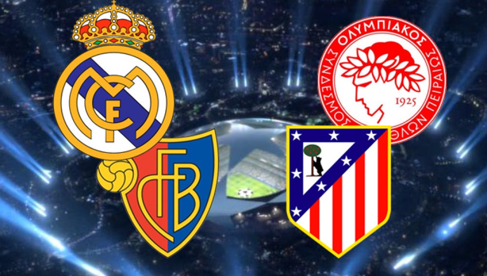 Champions League I Real Madrid - Basilea y Olympìakos - Atlético de Madrid
