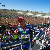 Valentino Rossi tras vencer en el GP de San Marino Valentino Rossi tras vencer en el GP de San Marino