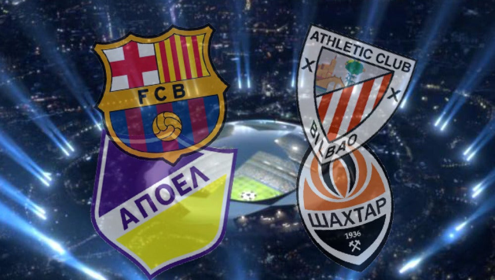 Barcelona - Apoel y Athletic - Shakhtar en Radioestadio