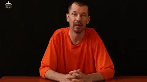 El periodista británico John Cantlie El periodista británico John Cantlie