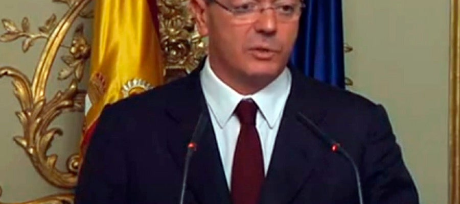Alberto Ruiz-Gallardón anuncia su dimisión como ministro de Justicia Alberto Ruiz-Gallardón anuncia su dimisión como ministro de Justicia