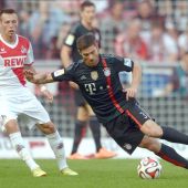 Xabi Alonso, en un partido con el Bayern
