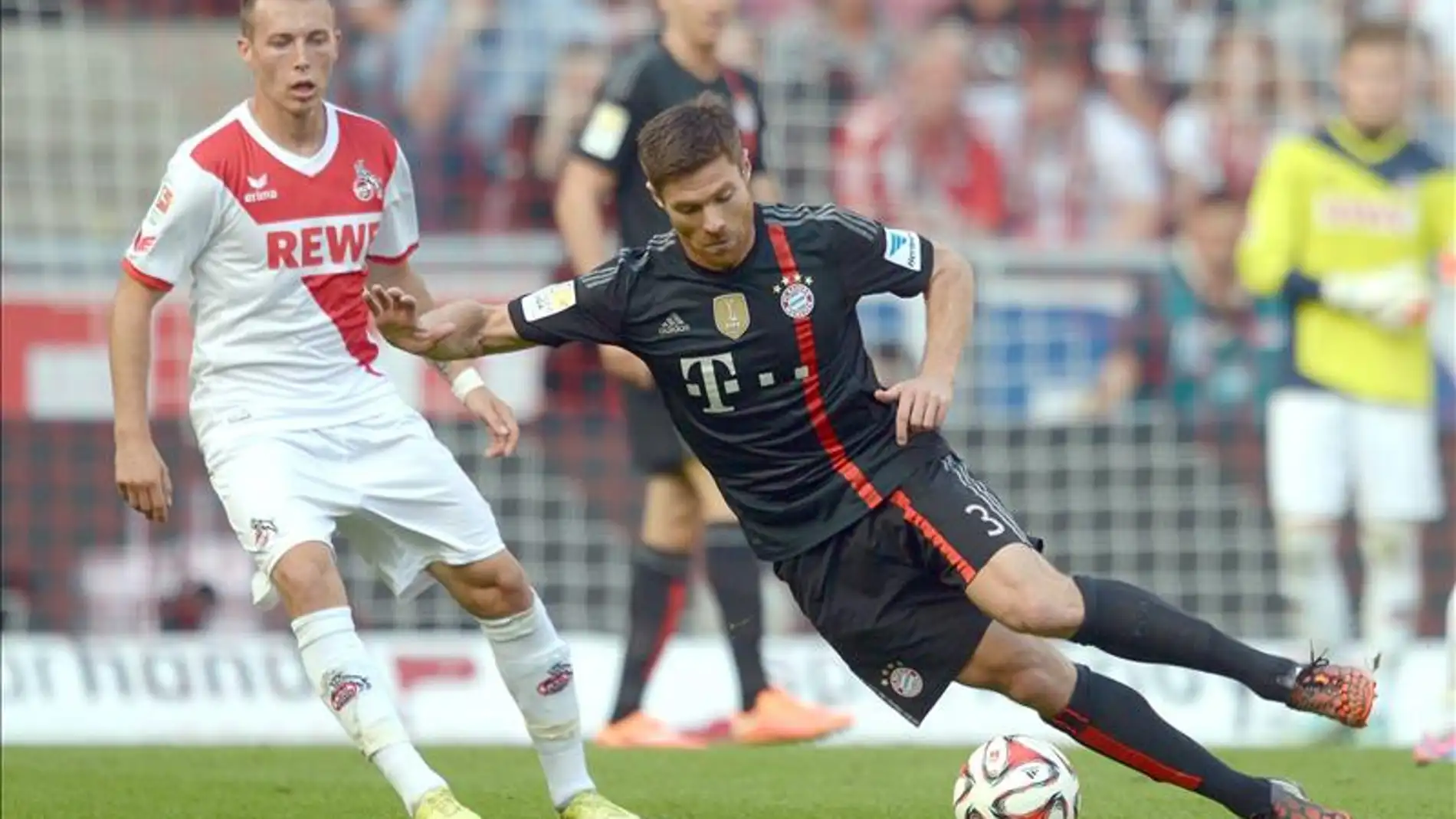 Xabi Alonso, en un partido con el Bayern