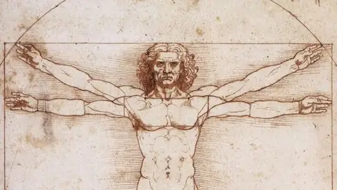 El hombre de Vitrubio El hombre de Vitrubio