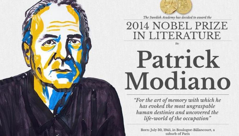 El francés Patrick Modiano, premio Nobel de Literatura 2014