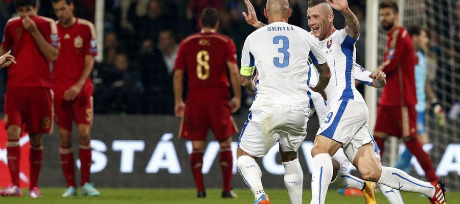 Kucka celebra el gol ante España Kucka celebra el gol ante España