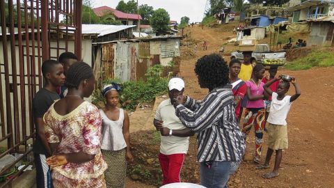 Voluntaria en Sierra Leona