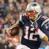 Tom Brady, de los New England Patriots durante el partido contra Cincinnati Bengals