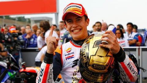 Marc M&aacute;rquez celebra su segundo campeonato del mundo