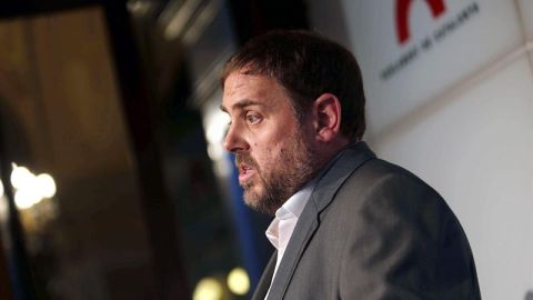 El presidente del ERC, Oriol Junqueras