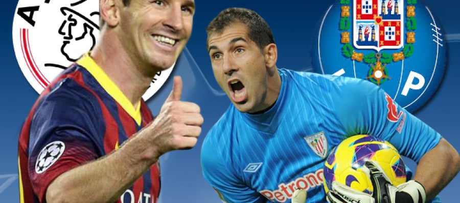 Barcelona - Ajax y Oporto - Athletic Barcelona - Ajax y Oporto - Athletic