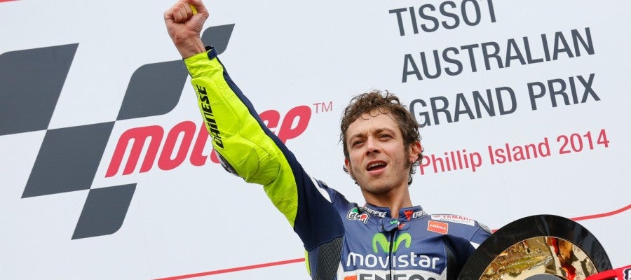 Valentino Rossi logra la victoria en el GP de Australia Valentino Rossi logra la victoria en el GP de Australia