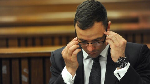 Oscar Pistorius, en la corte judicial de Pretoria