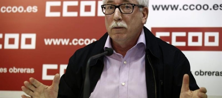 Ignacio Fernández Toxo en rueda de prensa Ignacio Fernández Toxo en rueda de prensa