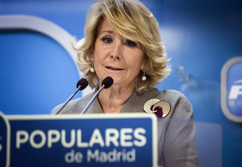 Esperanza Aguirre: "Estoy en la reserva, a los reservistas si se les necesita se les llama y ahí están" Esperanza Aguirre: "Estoy en la reserva, a los reservistas si se les necesita se les llama y ahí están"