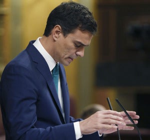 Pedro Sánchez, el secretario general del PSOE Pedro Sánchez, el secretario general del PSOE