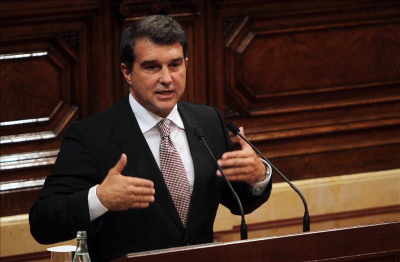 Joan Laporta: "El Real Madrid respetará las esteladas" Joan Laporta: "El Real Madrid respetará las esteladas"