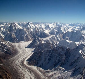 Glaciar Baltoro. En el Karakórum Glaciar Baltoro. En el Karakórum