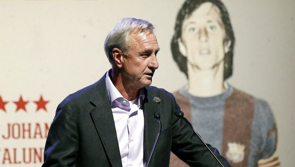 Johan Cruyff, en un acto
