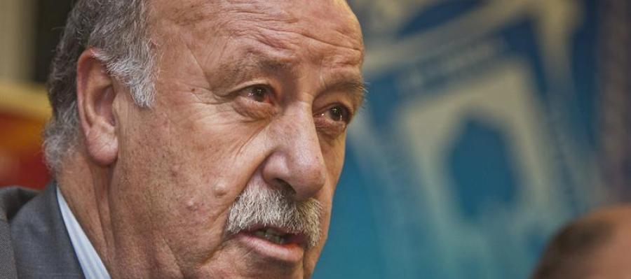 Vicente Del Bosque, en rueda de prensa Vicente Del Bosque, en rueda de prensa
