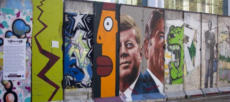 Resto del muro en el Berlín actual Resto del muro en el Berlín actual