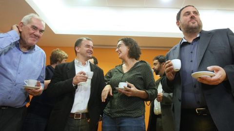 La Ejecutiva de ERC en el d&iacute;a despu&eacute;s del 9-N
