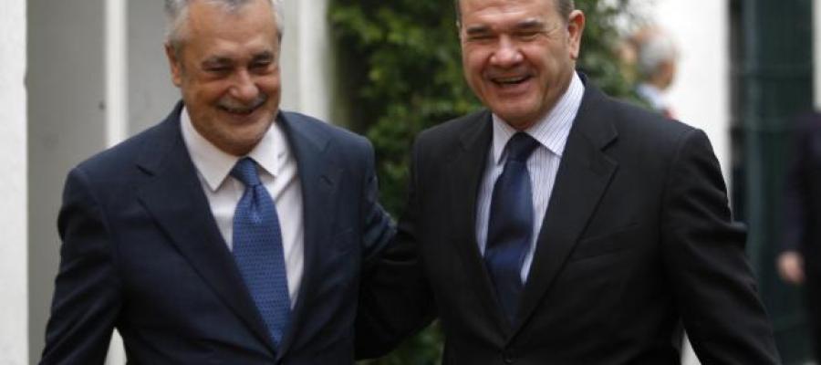José Antonio Griñán y Manuel Chaves, expresidentes de Andalucía José Antonio Griñán y Manuel Chaves, expresidentes de Andalucía