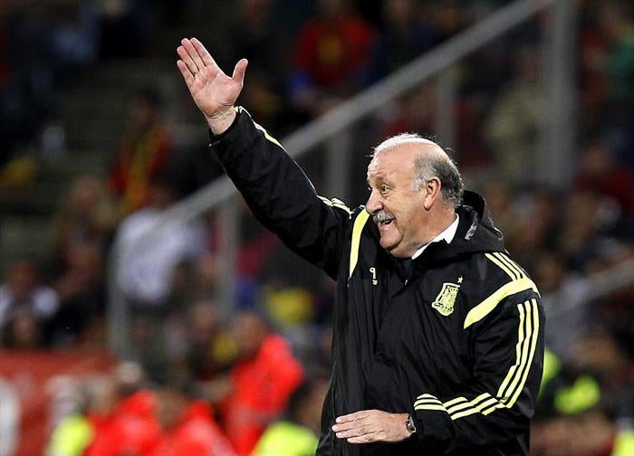 Del Bosque: "Para eso hemos puesto a Aduriz y De Gea. Para que hicieran lo que venían haciendo en sus equipos" Del Bosque: "Para eso hemos puesto a Aduriz y De Gea. Para que hicieran lo que venían haciendo en sus equipos"